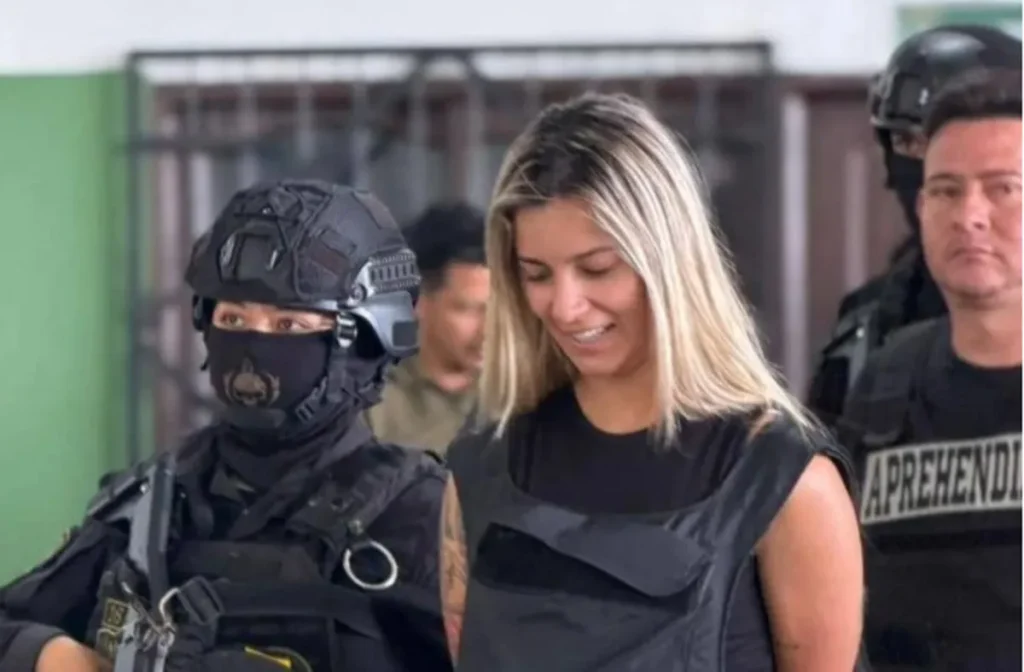 Tatiana Marset, hermana de Sebastián Marset, cuando fue presentada ante los medios de prensa en marzo de 2026. Foto: Ricardo Montero